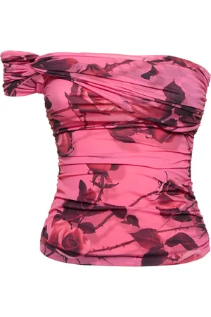 BLUMARINE Top De Jersey Con Un Tirante