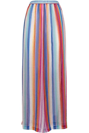 Missoni Pantalones Anchos De Seda Y Algodón