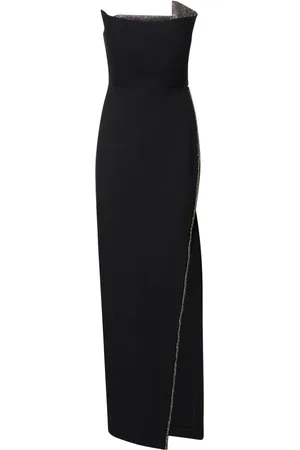 Roland Mouret Vestido Maxi De Seda Sin Tirantes