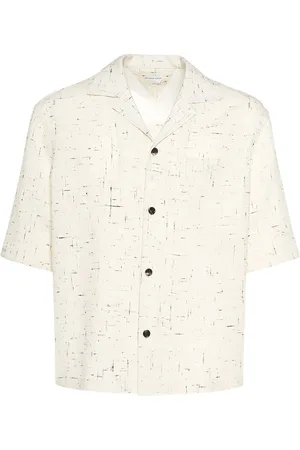 Bottega Veneta Camisa De Viscosa Entrecruzada