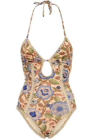 ZIMMERMANN Bañador De Crochet Estampado