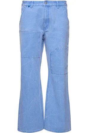 Acne Studios Pantalones De Lona De Algodón