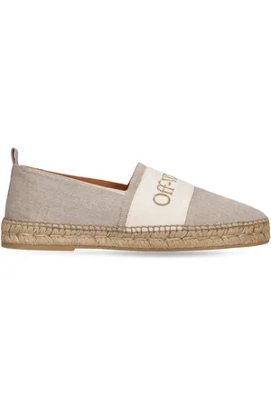 OFF-WHITE Espadrillas De Lino Y Algodón