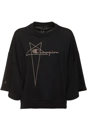 Rick Owens Top De Jersey Con Manga Larga