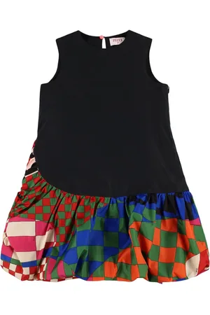 Puccini Vestido De Tafetán Estampado
