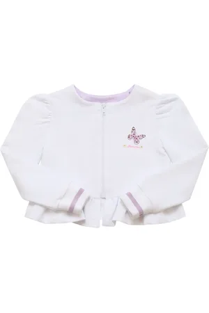 MONNALISA Sudadera De Algodón Con Cremallera