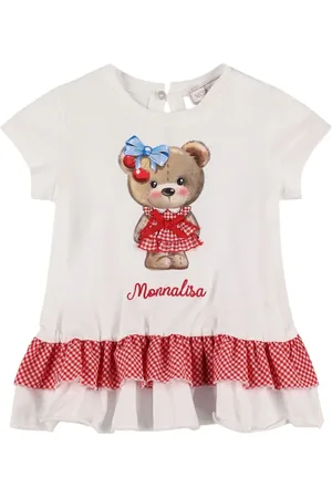 MONNALISA Camiseta Maxi De Algodón Jersey