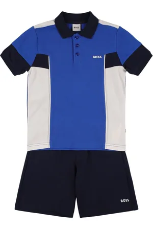 HUGO BOSS Polo Y Shorts De Algodón Piqué