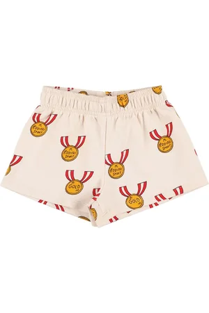 Mini Rodini Shorts Deportivos De Algodón Estampados