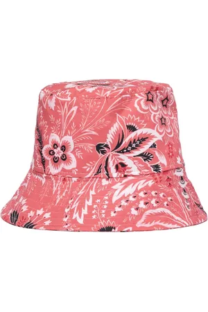 Etro Sombrero Bucket De Popelina De Algodón Estampado