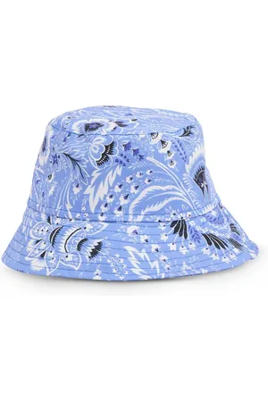 Etro Sombrero Bucket De Popelina De Algodón Estampado