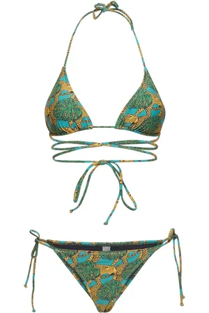 Reina Olga Bikini Triangular Con Estampado