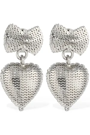 Alessandra Rich Pendientes De Corazón