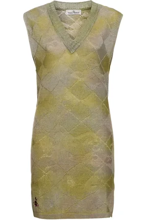 Vivienne Westwood Vestido Midi De Punto Sin Mangas