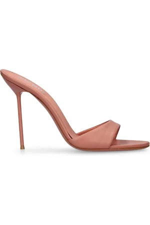 PARIS TEXAS Zapatos Mules De Piel 105mm
