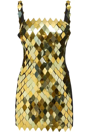 The Attico Vestido Corto Con Lentejuelas