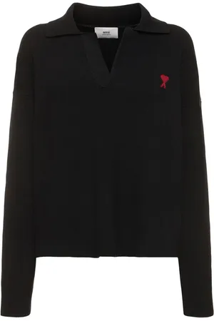 Ami Suéter Polo De Algodón Y Lana