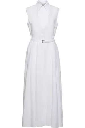 GABRIELA HEARST Vestido Camisero De Lino Sin Mangas