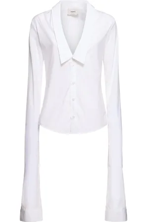 COPERNI Camisa De Algodón Con Cuello Abierto