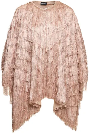 Giorgio Armani Chaqueta Capa Con Flecos