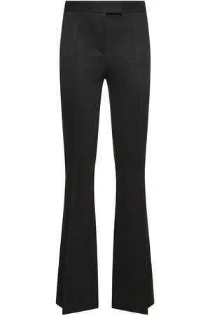 Helmut Lang Pantalones Bootcut De Viscosa Mélange