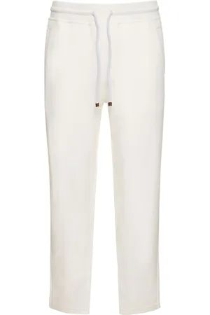 Brunello Cucinelli Pantalones Deportivos De Algodón