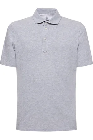 Brunello Cucinelli Camiseta Polo De Algodón Piqué