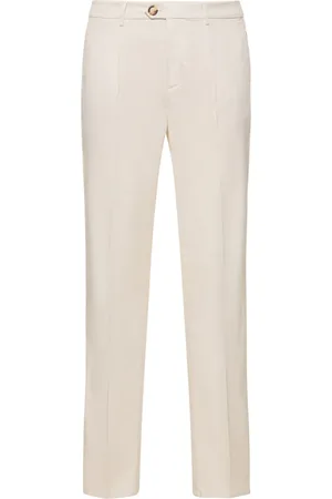 Brunello Cucinelli Pantalones De Gabardina