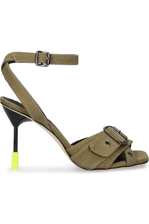 Msgm Sandalias De Lona 90mm