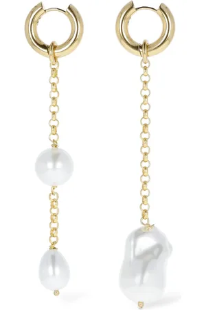 Timeless Pearly Pendientes Asimétricos De Perla