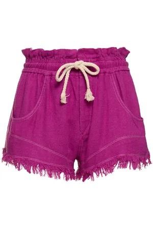 Marant Etoile Shorts De Seda Con Cordón