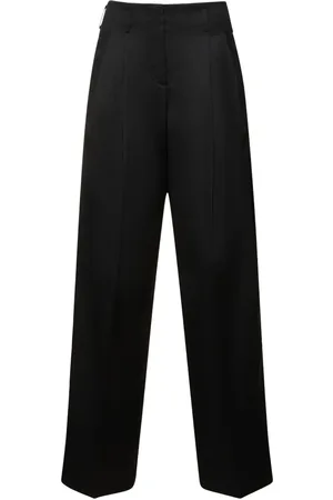 Golden Goose Pantalones Anchos De Gabardina