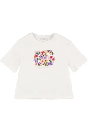 Dolce & Gabbana Camiseta De Jersey De Algodón Con Logo