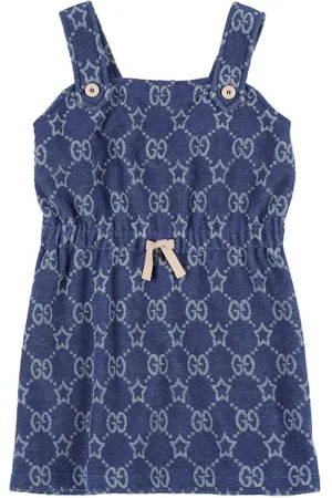 Gucci Vestido De Mezcla De Algodón Sin Mangas