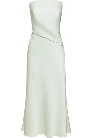 Roland Mouret Vestido Midi De Crepé De Satén Sin Tirantes