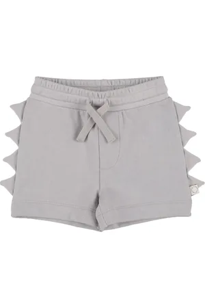 Stella McCartney Shorts De Algodón Orgánico Con Apliques