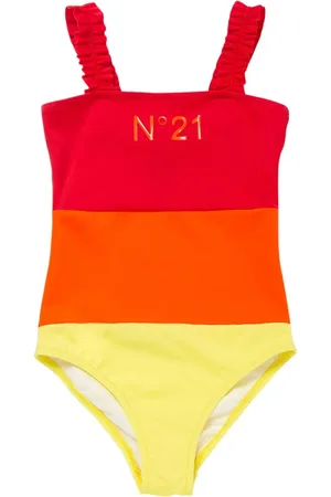 Nº21 Bañador Entero De Lycra Con Logo Estampado