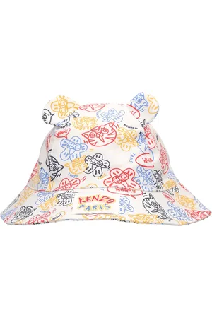 Kenzo Gorro Pescador De Algodón Estampado
