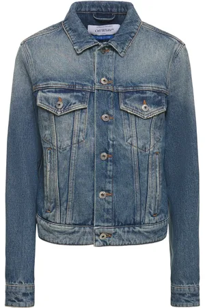 OFF-WHITE Chaqueta De Denim De Algodón
