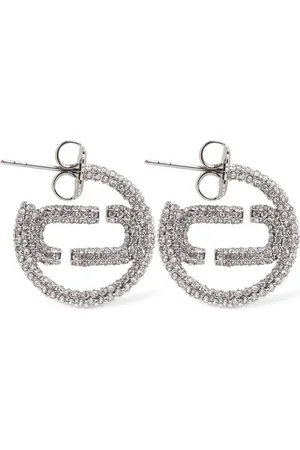 Marc Jacobs Pendientes De Aro Pequeños Con Cristales