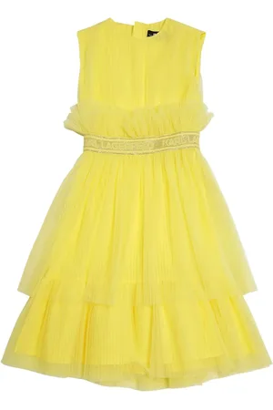 Karl Lagerfeld Vestido Midi De Tul Sin Mangas