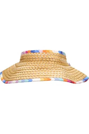 Missoni Visera De Rafia Con Ribete Estampado