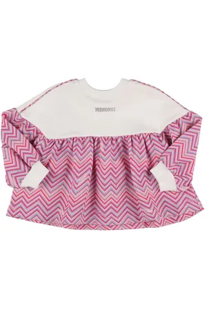 Missoni Sudadera De Felpa De Algodón Con Logo Estampado