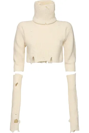 ANN DEMEULEMEESTER Suéter De Lana De 3 Piezas