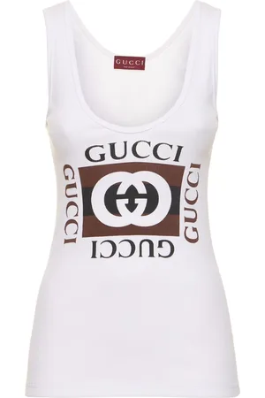 Gucci Top De Algodón Acanalado