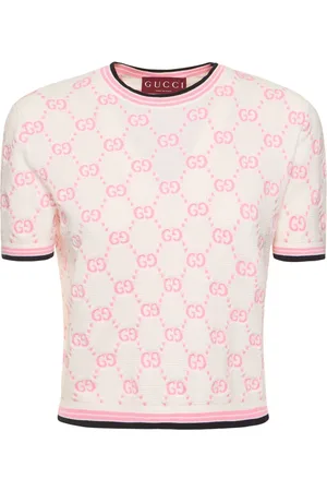 Gucci Top De Algodón Estampada