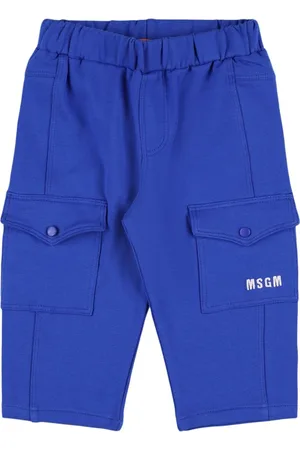 Msgm Pantalones Cargo De Algodón