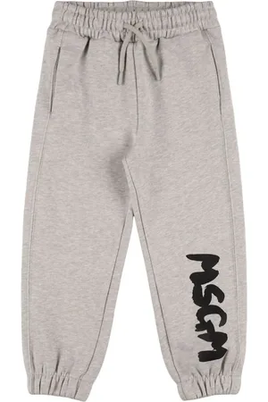Msgm Pantalones De Felpa De Algodón