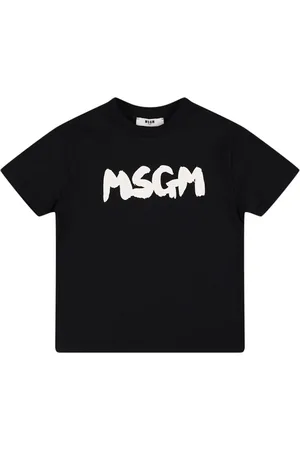 Msgm Camiseta De Jersey De Algodón Estampada