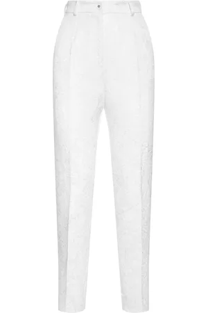 Dolce & Gabbana Pantalones Rectos De Algodón